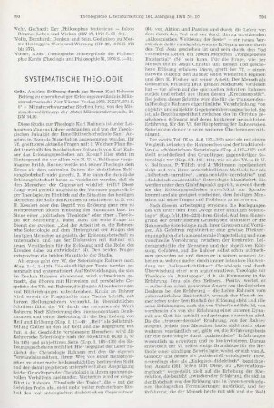 793-796 [Rezension] Grün, Anselm, Erlösung durch das Kreuz