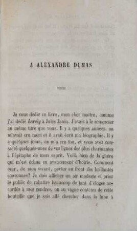 A Alexandre Dumas