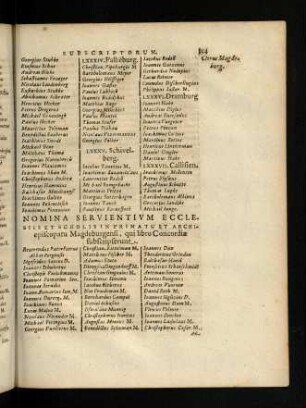 854-857, Nomina Servientium Ecclessii Scholis In Primatu Et ...