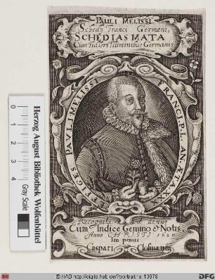 Bildnis Paulus Melissus (eig. Paul Schede)