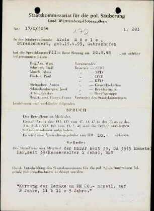 Mösle, Alois