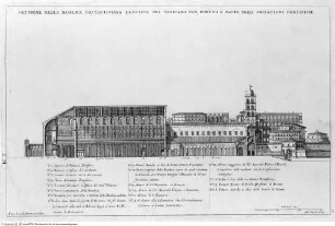 Templum vaticanum et ipsius origo - p. 91: antica basilica e Palazzo Vaticano sezione longitudinale