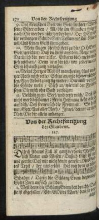 Von der Rechtfertigung des Glaubens. 147. - 151.