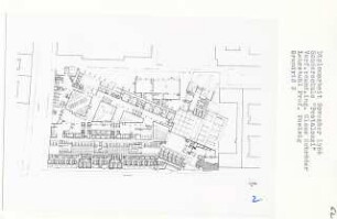 Sonderschule [Pestalozzi], Berlin-Schöneberg (Diplomarbeit bei Peter Poelzig): Grundriss
