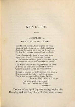 Ninette : an idyll of Provence