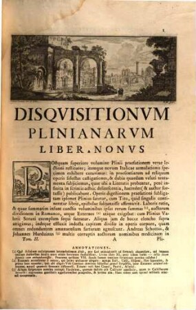Disqvisitiones Plinianae : In Qvibvs De Vtrivsqve Plinii Patria, Rebvs Gestis, Scriptis, Codicibvs, Editionibvs, Atqve Interpretibvs Agitvr. 2