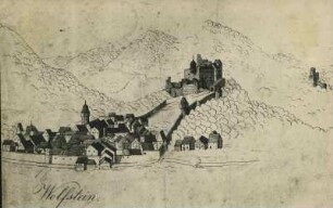 Wolfstein 1619: Nach Merian von M. Naumann 1837