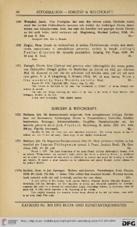 Sorcery & Witchcraft (No. 1372 - 1377)