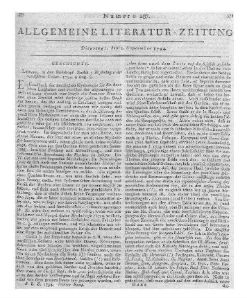 Neuenhagen, F. G.: Mythologie der nordischen Völker. Leipzig: Breitkopf 1794
