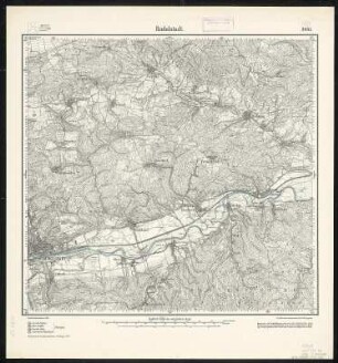 Meßtischblatt 3061 : Rudolstadt, 1924 : Rudolstadt. - Aufn. 1903, Nachtr. 1924. - 1:25000. - [Berlin]: Reichsamt für Landesaufnahme, 1924. - 1 Kt.