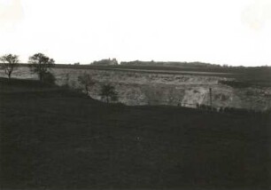 Plauenscher Grund. Blick vom Ende der Kantstrasse nach dem Ratssteinbruch und nach Dölzschen