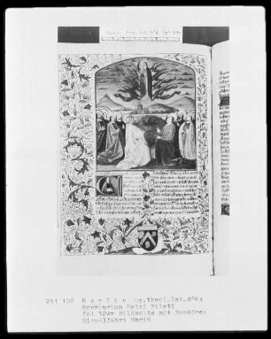 Breviarium Petri Mileti — Himmelfahrt Mariens, Folio 324verso
