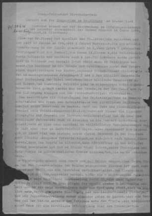 Neidlingen: Inspektionsbericht 1946