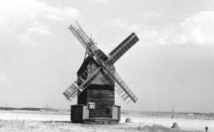 Jesewitz-Gallen. Eckard Mühle, Paltrockmühle (1924 umgebaute Bockmühle)