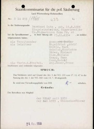 Lutz, Bernhard