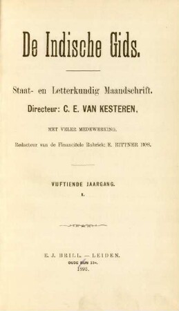 15,1.1893: De indische gids