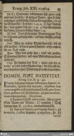 Domin. Post Nativitat. Evang. Luc. II. 33-40