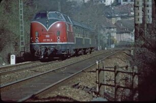 Gäubahn Stuttgart Nord Lok 221 106 DC 481 S-ZH SBB-Wagen