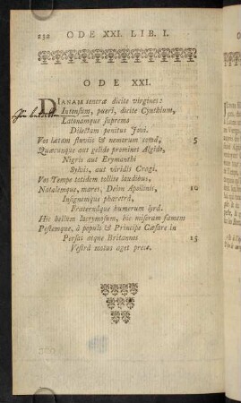 232-239, Ode XXI.; Remarques Sur L'Ode XXI.; Notes Sur L'Ode XXI.