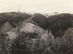 Sächsische Schweiz. Ottendorfer Tal. Erosionsrinnen im Granitgebiet