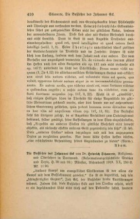 410-411 [Rezension] Schauerte, Heinrich, Die Bußlehre des Johannes Eck