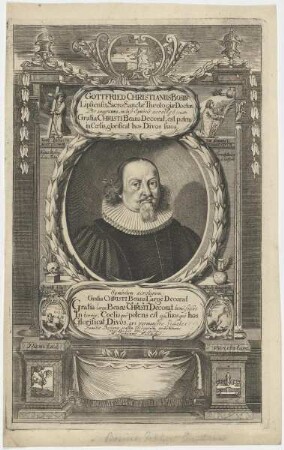 Bildnis des Gottfried Christianus Bosius