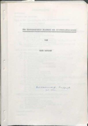 Zur histologischen Diagnose der Lymphogranulomatose