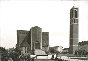 Gulbransson, Olaf Andreas; Schweinfurt - Bergl; Ev.-luth. Auferstehungskirche - Außenansicht