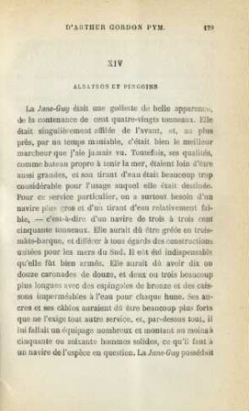 XIV. Albatros et pingoins