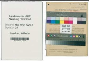 Entnazifizierung Wilhelm Loesken , geb. 08.05.1896 (Holzhaendler)