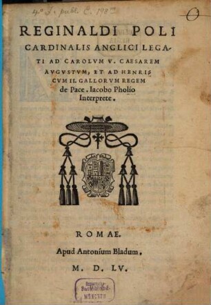 Oratio de Pace