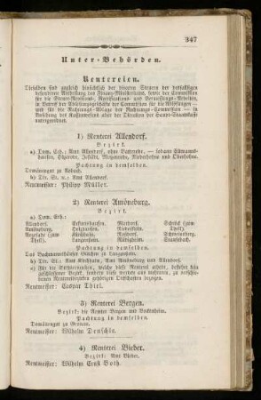 Unter=Behörden.
