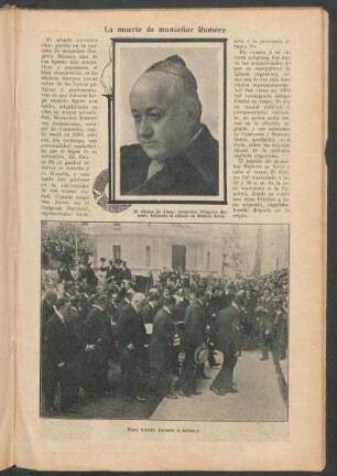 La muerte de monseñor Romero