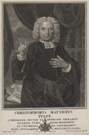 Bildnis des Christophorvs Matthaevs Pfaff