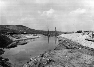 Baustelle der Schleuse Erlabrunn/Main