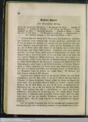 Sechstes Kapitel. Der östreichische Krieg