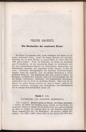 Vierter Abschnitt. Die Denkmäler der modernen Kunst.