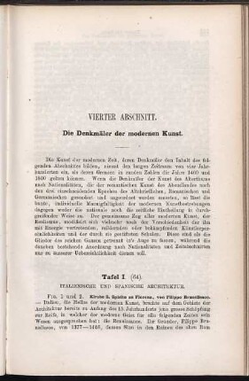 Vierter Abschnitt. Die Denkmäler der modernen Kunst.