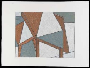 Kreidezeichnung der Künstlerin Christa Eichler, o.T., 1975