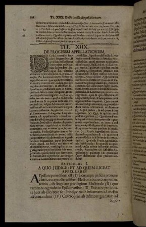Tit. XIIX. De Processu Appellationum.