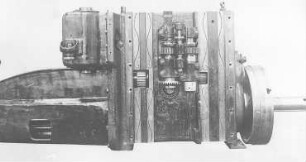 Horizontal-Bohr- und Fräsmaschinen, Spindelkasten, Rückansicht (Defries) : Technikgeschichte | Maschinenbau | Werkzeuge und Werkzeugmaschinen | Bohr-Fräs-und Stoßmaschinen