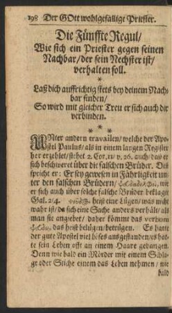 Die Fünffte Regul/