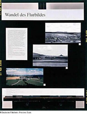 Kulturlandschaft im Strukturwandel. Tafel 1: Wandel des Flurbildes (Nr. 131-133)