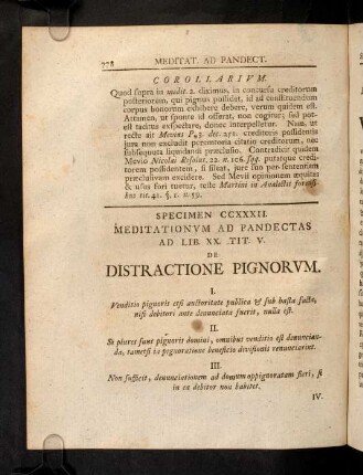 778-786, Sp. 232. De Distractione pignorum