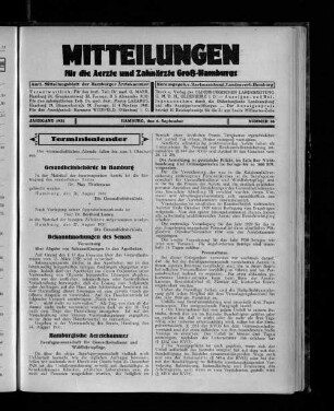 Jahrgang 1931, Hamburg, den 6. September, Nummer 36