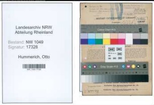 Entnazifizierung Otto Hummerich , geb. 06.01.1886 ()