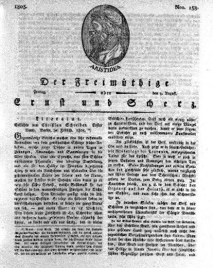 Nro. 158, Freitag den 9. August