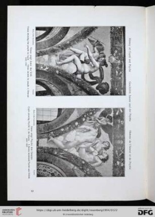 Abbildungen: History of Cupid and Psyche - Geschichte Amors und der Psyche - Histoire de l'Amour et de Psyché