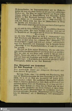 Das Walzenbeil von Hohendorf bei Bad Brambach