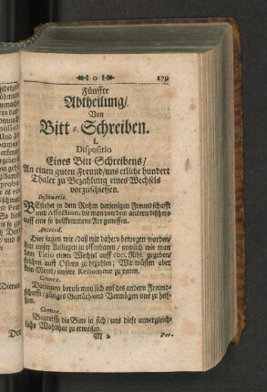Fünffte Abtheilung